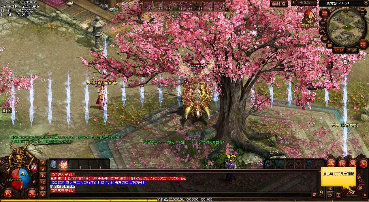 升级后的圣殿卫士掉落高级装备,惊喜等着你!(热血传奇sf)
